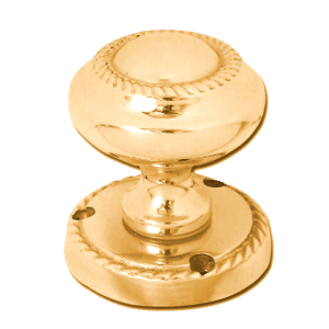 ASEC Georgian Mortice Knobs - PB Boxed