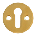 ASEC 32mm Front Fix Escutcheon - PB Face Fix Bagged