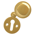 ASEC 32mm Front Fix Escutcheon - PB Covered Bagged