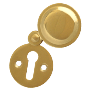 ASEC 32mm Front Fix Escutcheon - PB Covered Bagged