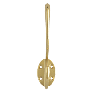 ASEC 127mm Oval Hat & Coat Hook - PB