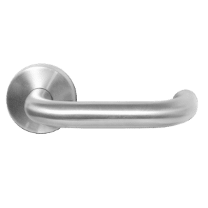 ASEC Stainless Steel Round Rose Lever Furniture - SSS Return To Door