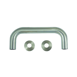 ASEC Bolt Fix Round Rose Stainless Steel Pull Handle - 150mm SS