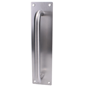 ASEC Plate Mounted 75mm Stainless Steel Pull Handle - 225mm SSS