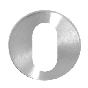 ASEC Stainless Steel Escutcheon - 10mm SS Oval