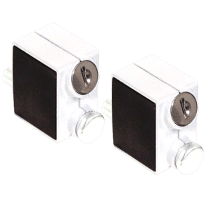 ASEC Patio Lock - WH KA Pair Visi