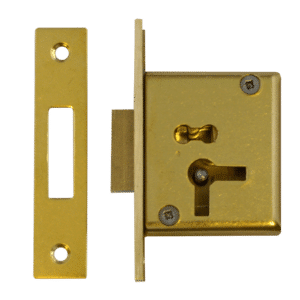 ASEC 15 4 Lever Cut Cupboard Lock - 64mm SB KD LH Visi