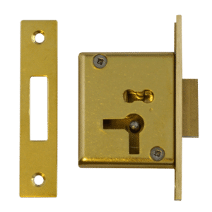 ASEC 15 4 Lever Cut Cupboard Lock - 64mm SB KD RH Visi