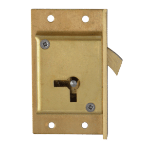 ASEC 80 4 Lever Cut Cupboard Lock - 64mm SB KD RH Visi