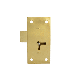 ASEC 100 1 Lever Straight Cupboard Lock - 38mm SB KA Visi