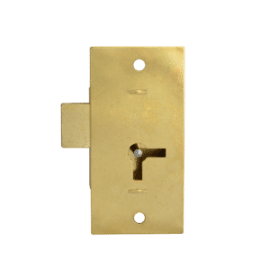ASEC 100 1 Lever Straight Cupboard Lock - 50mm SB KA Visi