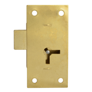 ASEC 100 1 Lever Straight Cupboard Lock - 75mm SB KA Visi