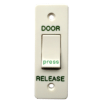 ASEC Narrow Style Momentary Exit Switch - White