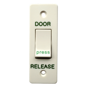 ASEC Narrow Style Momentary Exit Switch - White