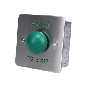 ASEC Press To Exit Green Dome Button - EXB0657
