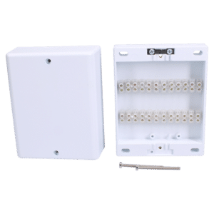 ASEC Junction Box - 24 Way With Lid Tamper Terminals