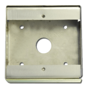 ASEC 28mm 1 Gang Surface Housing - Stainless Steel