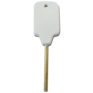 ASEC TS7451 White Plastic Head Avocet WMS Window Key - White Plastic Head Key