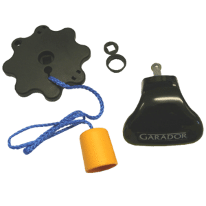 GARADOR GAR0135 Standard Garage Door Handle Set - Black