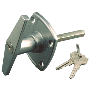 BIRTLEY BIR0020 Easyfix 'T' Locking Garage Door Handle - Silver