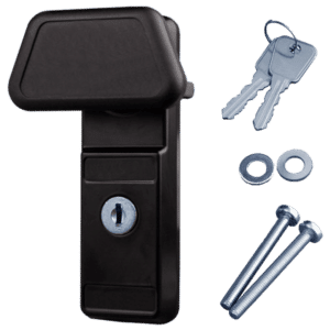 CARDALE CAR0065 Eurolock Complete Garage Door Handle - Black