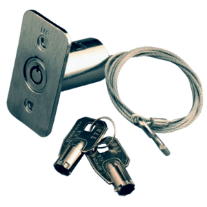 ASEC Garage Door Emergency Release - Chrome