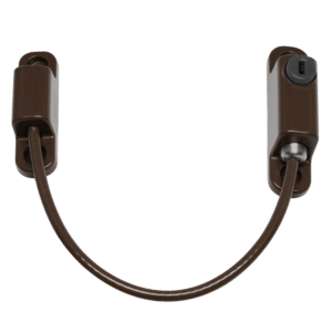 CHAMELEON 150mm Locking Window Cable Restrictor - Brown