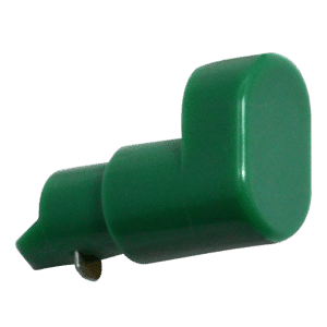 CHAMELEON Replacement Window Espag Handle Non-Locking Button - Green