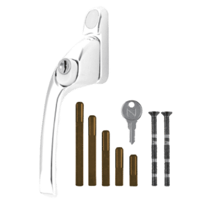 CHAMELEON Adaptable Multi Spindle Offset Window Espag Handle - White - LH