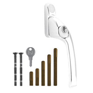 CHAMELEON Adaptable Multi Spindle Offset Window Espag Handle - White - RH