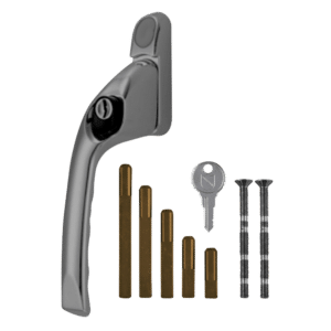 CHAMELEON Adaptable Multi Spindle Offset Window Espag Handle - Satin Chrome - LH