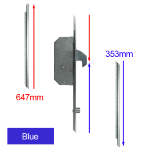 CHAMELEON Extension Set - Hook & Roller - Blue Supplied With Keeps
