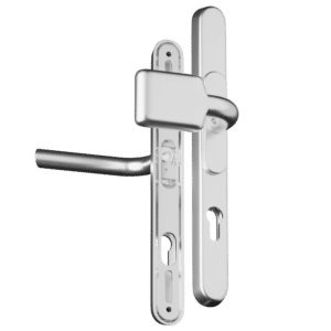CHAMELEON Pro XL Lever/Pad 59-96mm Centres Adaptable Handle - Brushed Silver