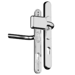 CHAMELEON Pro XL Lever/Pad 59-96mm Centres Adaptable Handle - Polished Silver