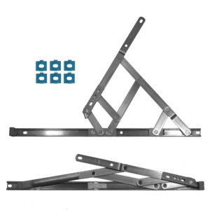 CHAMELEON Side Hung Restricted Friction Hinge With Packers - 13mm - 17mm - 400mm x 13mm - 17mm LH