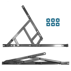 CHAMELEON Side Hung Restricted Friction Hinge With Packers - 13mm - 17mm - 400mm x 13mm - 17mm RH