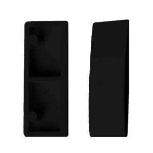 CHAMELEON Cockspur Handle Fitting Wedge - 4mm Black