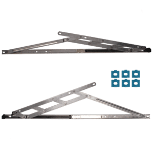 CHAMELEON Restricted Top Hung Friction Hinge Pair With Packers 13mm - 17mm - 600mm (24 Inch)