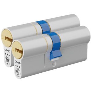 CAVEO TS007 3* Double Euro Dimple Cylinder Keyed Alike - 75mm 35(Ext)/40 (30/10/35) 3 Keys