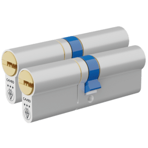 CAVEO TS007 3* Double Euro Dimple Cylinder Keyed Alike - 90mm 45(Ext)/45 (40/10/40) 3 Keys