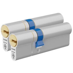 CAVEO TS007 3* Double Euro Dimple Cylinder Keyed Alike - 90mm 35(Ext)/55 (30/10/50) 3 Keys