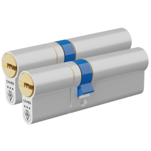CAVEO TS007 3* Double Euro Dimple Cylinder Keyed Alike - 95mm 40(Ext)/55 (35/10/50) 3 Keys