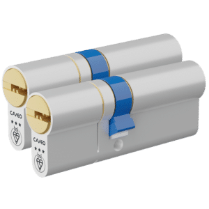 CAVEO TS007 3* Double Euro Dimple Cylinder Keyed Alike - 80mm 35(Ext)/45 (30/10/40) 3 Keys