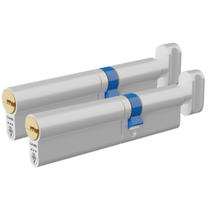 CAVEO TS007 3* Key & Turn Euro Dimple Cylinder Keyed Alike Pair - 120mm 75(Ext)/45 (70/10/40T) 3 Keys