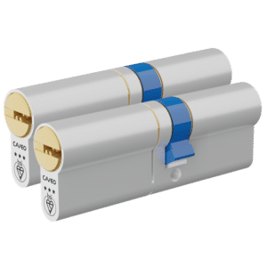 CAVEO TS007 3* Double Euro Dimple Cylinder Keyed Alike - 90mm 55(Ext)/35 (50/10/30) 3 Keys