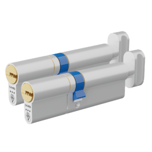 CAVEO TS007 3* Key & Turn Euro Dimple Cylinder Keyed Alike - 110mm 70(Ext)/40 (65/10/35T) 3 Keys