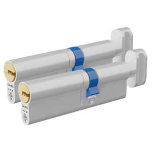 CAVEO TS007 3* Key & Turn Euro Dimple Cylinder Keyed Alike - 110mm 70(Ext)/40 (65/10/35T) 3 Keys
