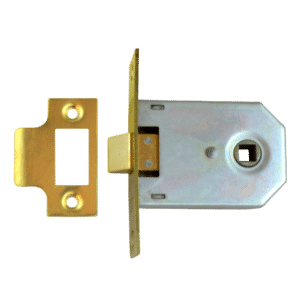 UNION 2642 Mortice Latch - 75mm PB Bagged