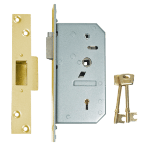 UNION C-Series 3R35 Deadlocking Latch - 80mm PB KD 3R35X RH Boxed