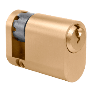 EVVA GPI OHZ Oval Half Cylinder MK - 41mm (32/9) MK `AMK1` PB
